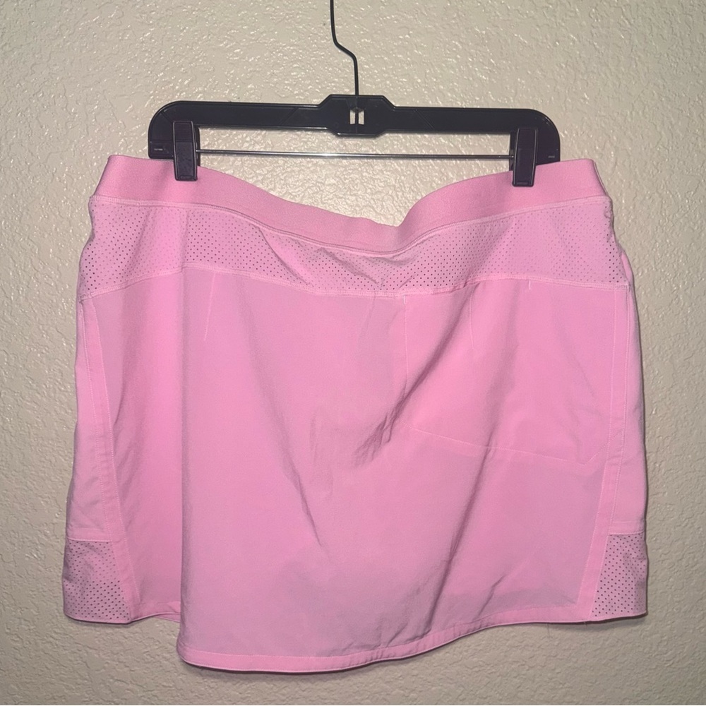 RLX Ralph Lauren Skort Women’s XL Pink Golf Tennis Athletic Performance Pockets - Picture 5 of 12